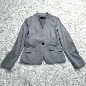 클리어 임프레션 [세탁 가능] 노카라 자켓 그레이