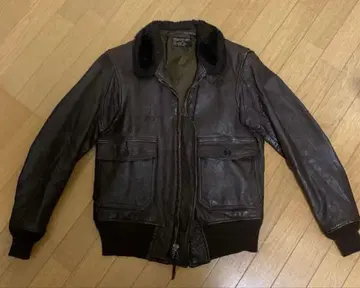 밀리터리 자켓 G-1 40 사이즈 브라운 70's