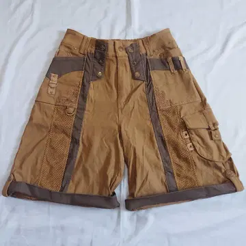 OzzOn 베이지 카고 숏팬츠