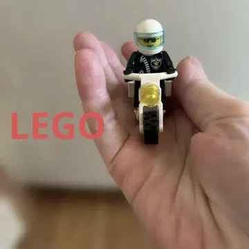 LEGO 경찰 바이크 미니 피규어 정품