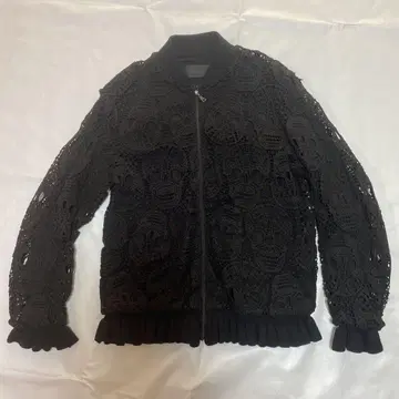 새상품급 hysteric Glamour 블랙 레이스 안감 부착 자켓