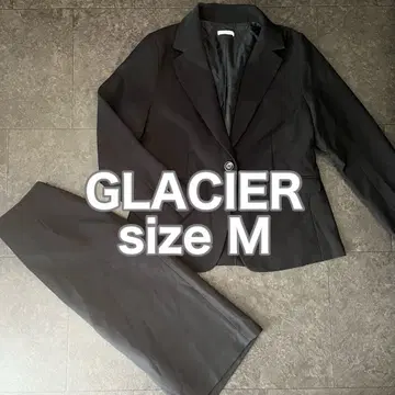GLACIER 심플 블랙 타이트 스커트 슈트 상하의 세트
