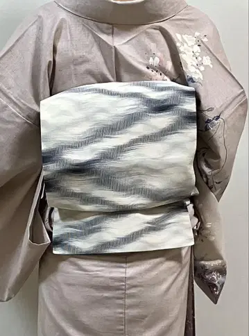순수 실크 본츠메츠즈레 나고야 오비