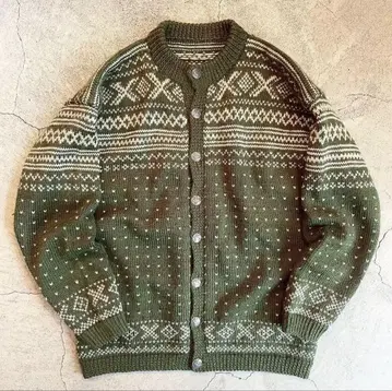 60s 빈티지 노르딕 가디건