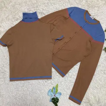 새상품급 필로소피 알베르타 페레티 앙상블 2벌 베이지 M