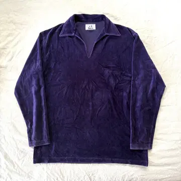 90s ARMANI EXCHANGE 벨로아 피케 셔츠 S 빈티지