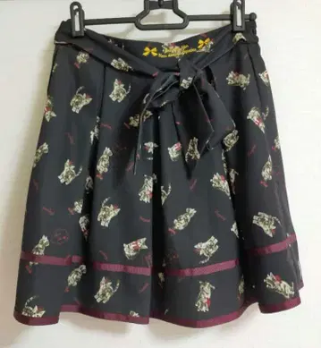 앙크루즈 스커트 고양이 고양이 리본 할로윈 젤라또피케