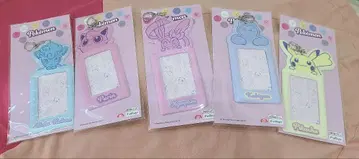 [세트] 포켓몬 사진 케이스 피카츄 니피아 푸린 남코 한정판