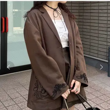 셋업 가능 자수 그랑파 자켓