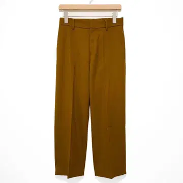 Steven Alan 트윌 크롭 테이퍼드 팬츠 센터 프레스