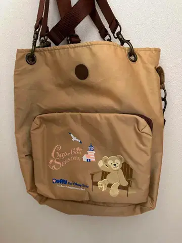 더피 토트 초기 레어 2way 숄더 가방 디즈니 백