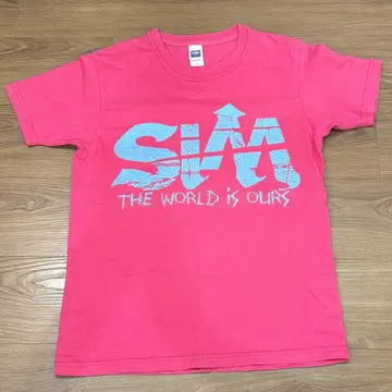 SiM the world is ours 투어 T셔츠 S 사이즈 핑크