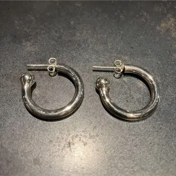 SILVER925 스터드 링 볼 귀걸이 / 실버