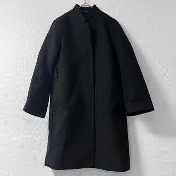 [ 에이치앤엠 H&M ] MANTECO 울 노카라 코트 깔끔