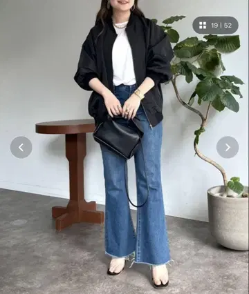 미사용 새상품 오버 사이즈 래글런 MA1 블랙