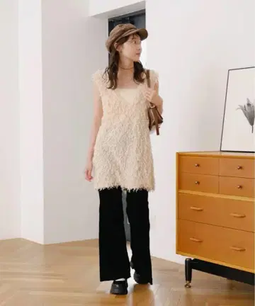 Kastane 퍼 롱 베스트