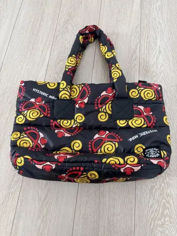 HYSTERIC mini 히스미니 토트백 블랙 나일론