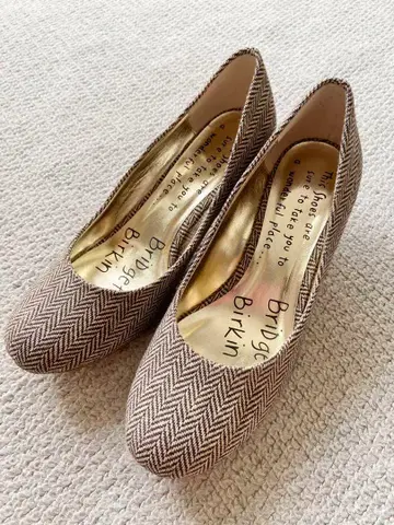 새상품 브리지트 버킨 퍼 포함 펌프스