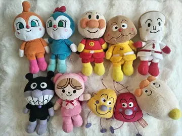 호빵맨 봉제 인형 9체 세트