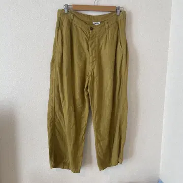 아멘 린넨 헤링본 팬츠