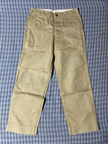 리얼 맥코이 치노 팬츠 S 상당 새상품급