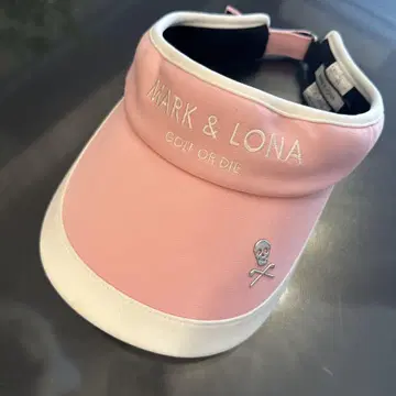 MARK & LONA 핑크 바이저