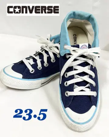 CONVERSE 스니커즈 23.5cm 네이비/라이트 블루 컨버스