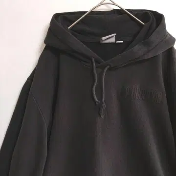 A771 PUMA 후드 맨투맨 L 사이즈 US 구제 의류 탁한 블랙