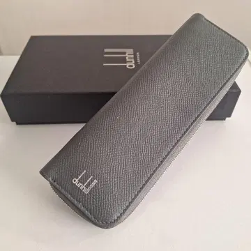 dunhill 그레이 가죽 펜 케이스