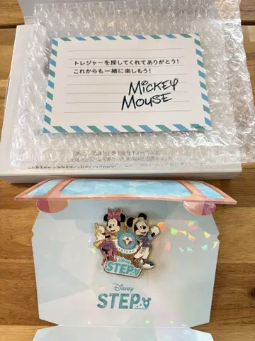 Disney STEP 미키 미니 핀 배지