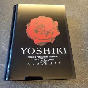 YOSHIKI 디너쇼 기념품 플라스틱 케이스