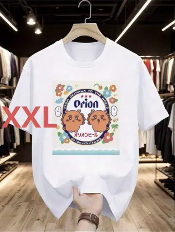 [ 미사용 새상품 ] 치이카와 (먼작귀) 오리온 맥주 T셔츠 XXL사이즈