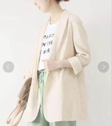 스픽 앤 스팬 Pe/C 숄카라 롱 자켓 베이스