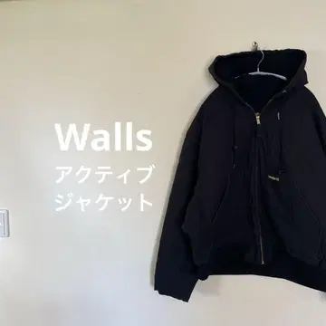 Walls 액티브 자켓 후드티 블랙 덕