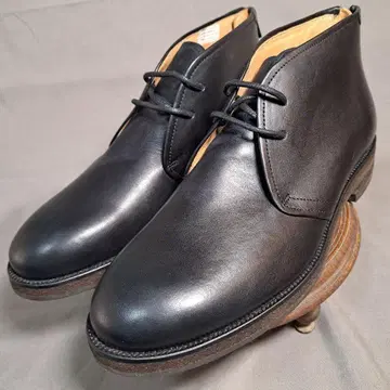 REGAL 백지퍼 처카 부츠 24.5cm 새상품급 가죽 부츠