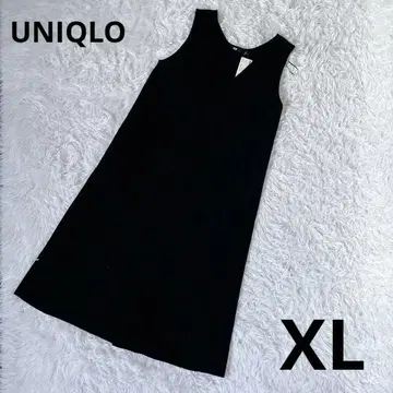 UNIQLO 브러쉬드 저리 오버롤 스커트 (짧은 기장) 여성용 XL