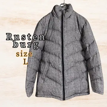 새상품급 Rustenburg 체크 무늬 다운 자켓 L 사이즈