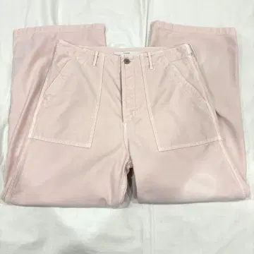 하자품 핑크 워크 팬츠 코튼 size40