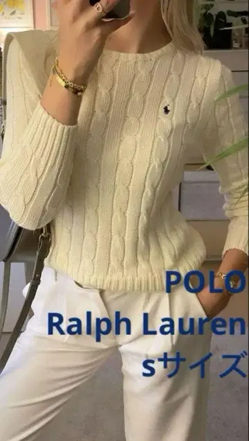 Polo 피마면 폴로 랄프 로렌 포니 로고 니트 스웨터