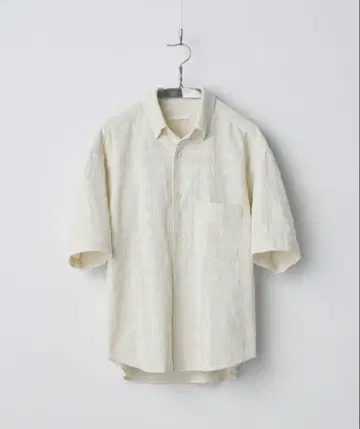 [ WYM LIDNM ] GAUZE MESH CHECK H/S SHIRT