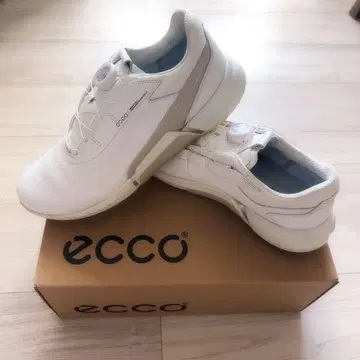 ecco 남성용 골프화 BIOM HYBRID4 BOA 화이트 방수