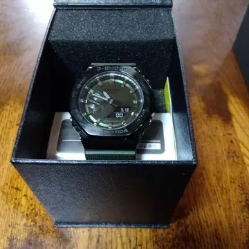 G-SHOCK 디지털 아날로그 손목시계 블랙/그린
