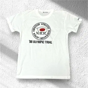 미사용 Champion 1988 올림픽 트라이얼 T셔츠 N.R.R.