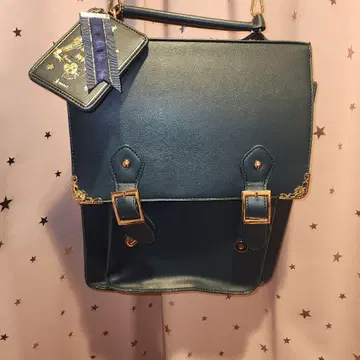 아마벨 합성피혁 백 그린 숄더백 겸 백팩 가능