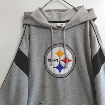 A115 NFL 후드 맨투맨 L 사이즈 US 구제 의류 그레이