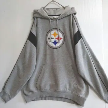 A115 NFL 후드 맨투맨 L 사이즈 US 구제 의류 그레이