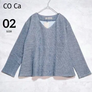 [코카] CO Ca 미사용 새상품 티셔츠 쭈리 A라인 그레이 02