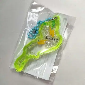 비와코 아크릴 키링 미치노에키 쿠사츠 한정판 썬더 비와코 키링