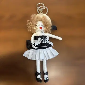 인형형 키링 스트라이프 참