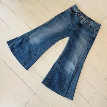 리플레이 부츠컷 데님 플레어 데님 배기